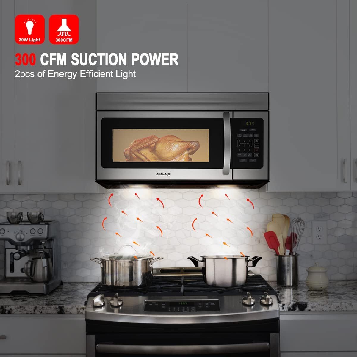 installing and using over-the-range microwave